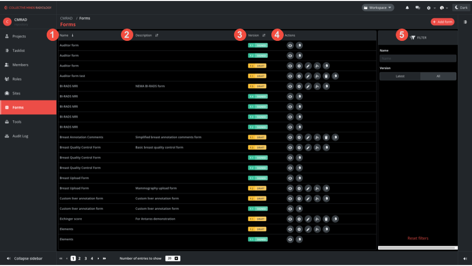 Collective Minds Research Forms eCRFs Manage 1-5 Collective Minds Research Forms eCRFs Manage 1-5