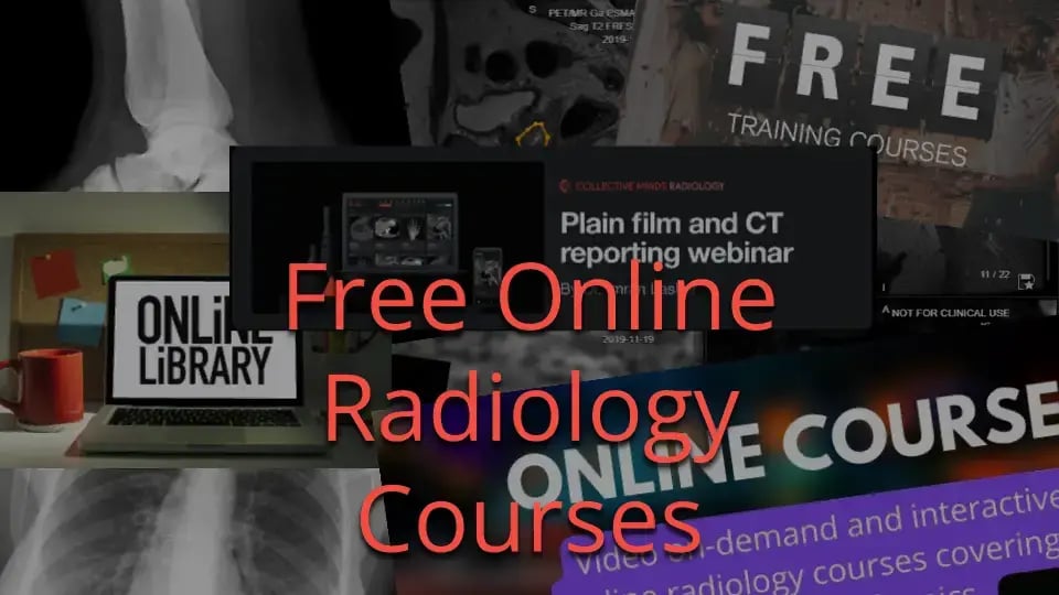 Free online radiology courses Free online radiology courses